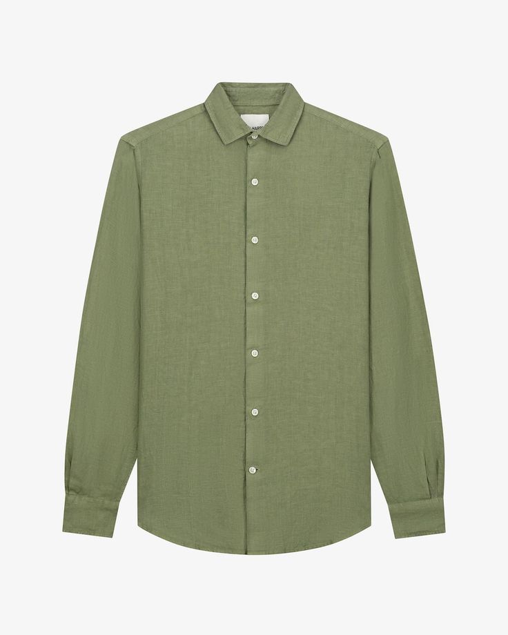 Linen Button-Up and Drawstring Pant Set